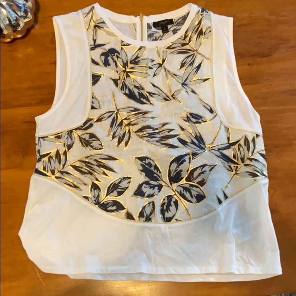 J Crew linen/cotton tank